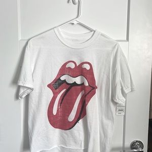 Rolling Stones cropped tee | NWT | Size M